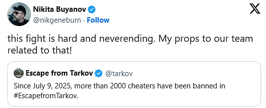 反作弊研發中!《逃離塔科夫》一周封禁2000作弊帳號 反作弊研發中!《逃離塔科夫》一周封禁2000作弊帳號