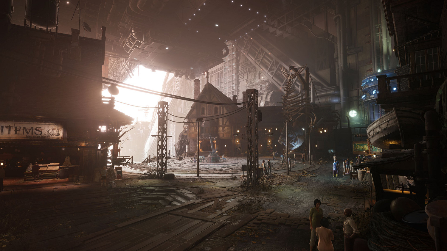 滿滿細節感！《FF7》「朱農地底」開發藝術插圖公開