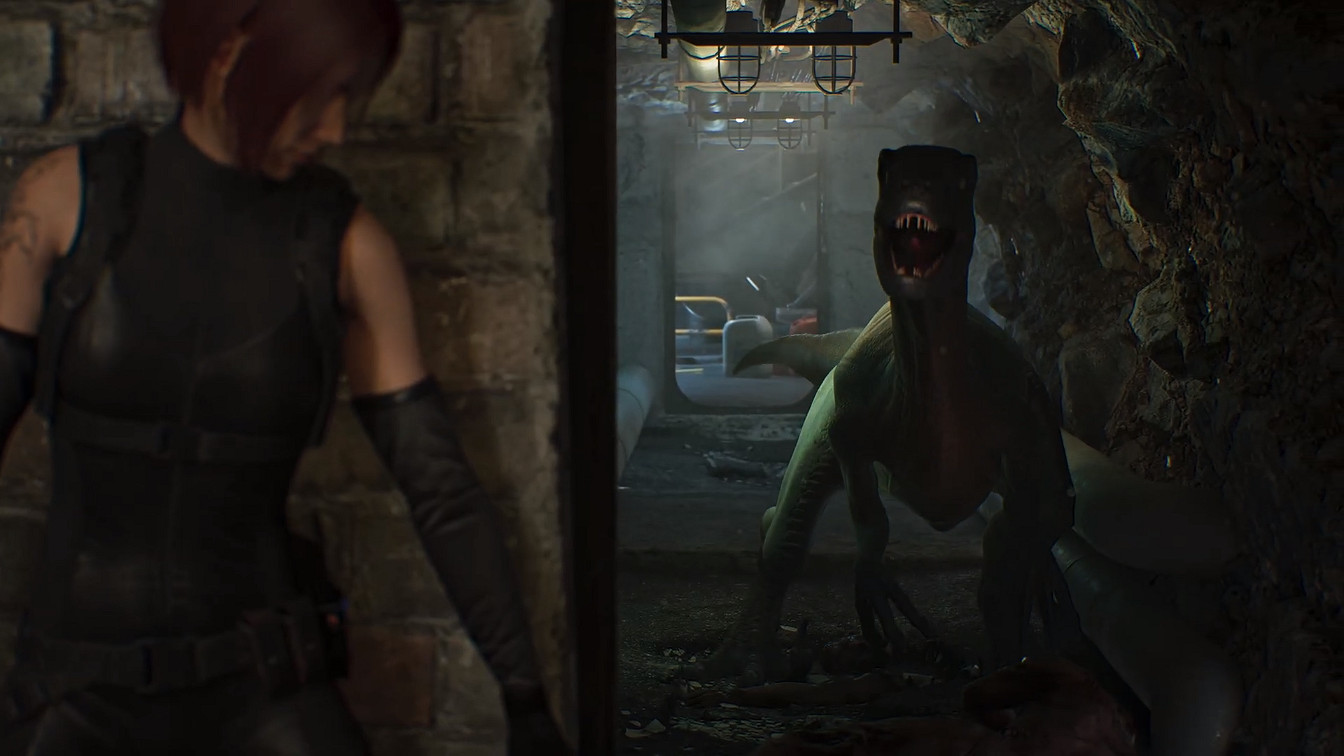 粉絲虛幻5自製《恐龍危機》動畫:燈光昏暗 毛骨悚然!