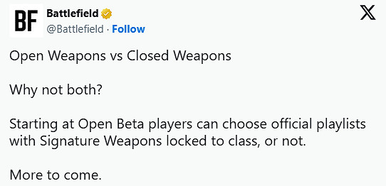 《戰地風雲2042》開放測試即將啟動 雙武器系統設計引發爭議