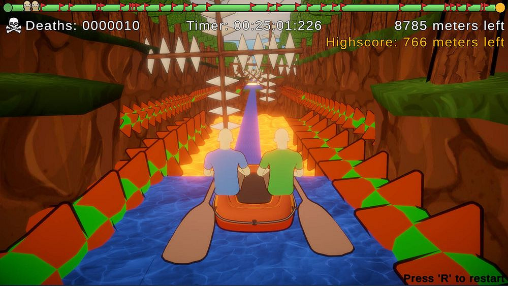 雙人合作劃船遊戲《劃劃劃》定於7月25日登陸Steam