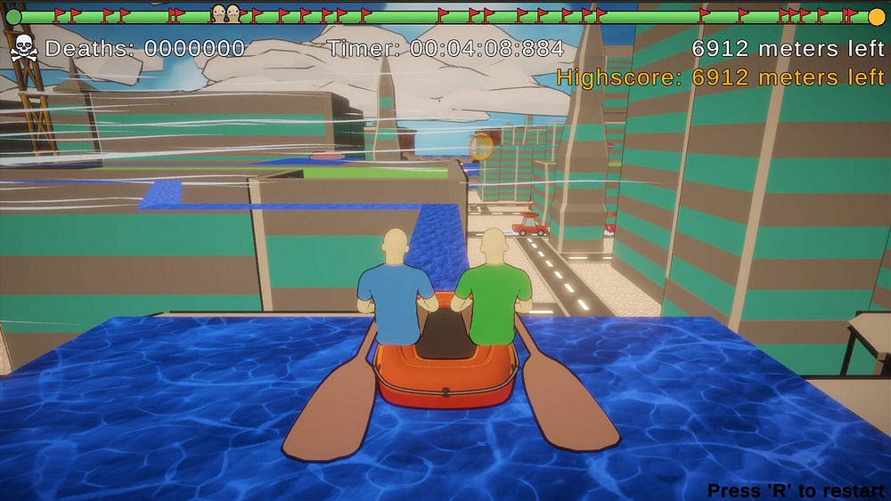 雙人合作劃船遊戲《劃劃劃》定於7月25日登陸Steam