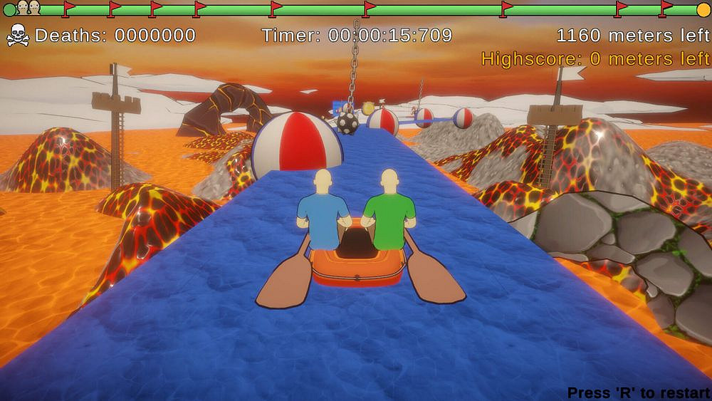 雙人合作劃船遊戲《劃劃劃》定於7月25日登陸Steam