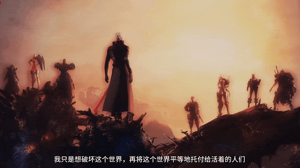 借著這部機甲遊戲，他想聊聊人類的未來