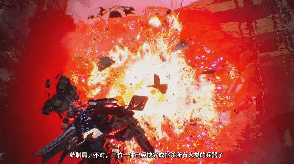 借著這部機甲遊戲，他想聊聊人類的未來