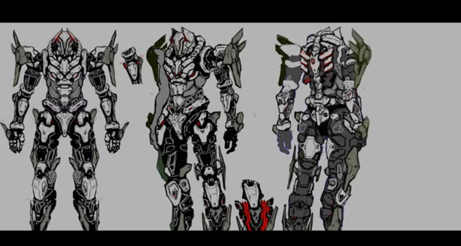 借著這部機甲遊戲，他想聊聊人類的未來