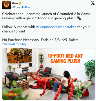 Xbox抽3米巨型紅蟻玩偶！《微小世界生存戰2》搶先體驗將至