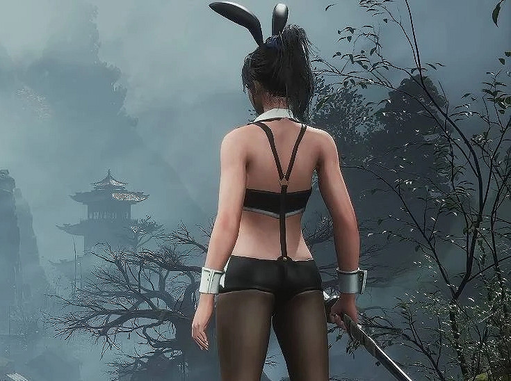 《明末：淵虛之羽》兔女郎mod：黑絲大雷性感十足！