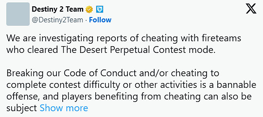 玩家質疑反作弊系統！《命運2》競速賽曝作弊醜聞