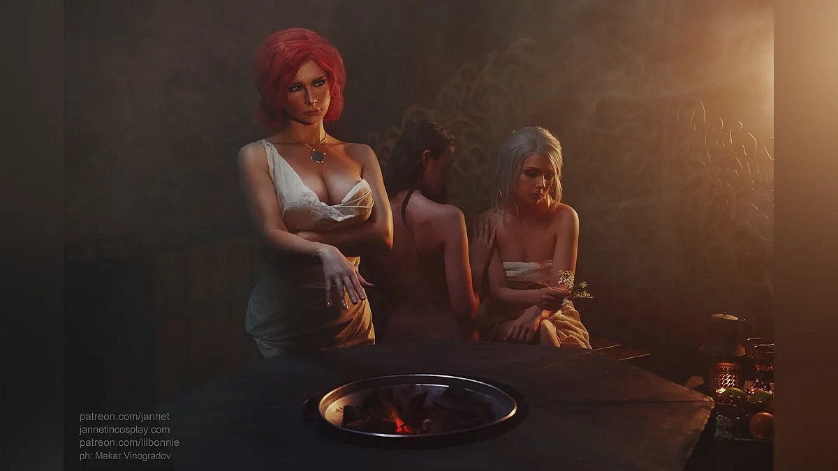 太魅惑了！知名coser發布《巫師3》夏日主題寫真！