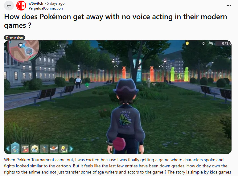 《寶可夢傳說Z-A》是否需要配音？玩家意見兩極分化