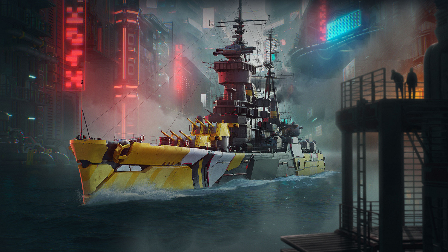 神秘艦隊躍遷來臨《戰艦世界》軍械庫迎來賽博狂潮