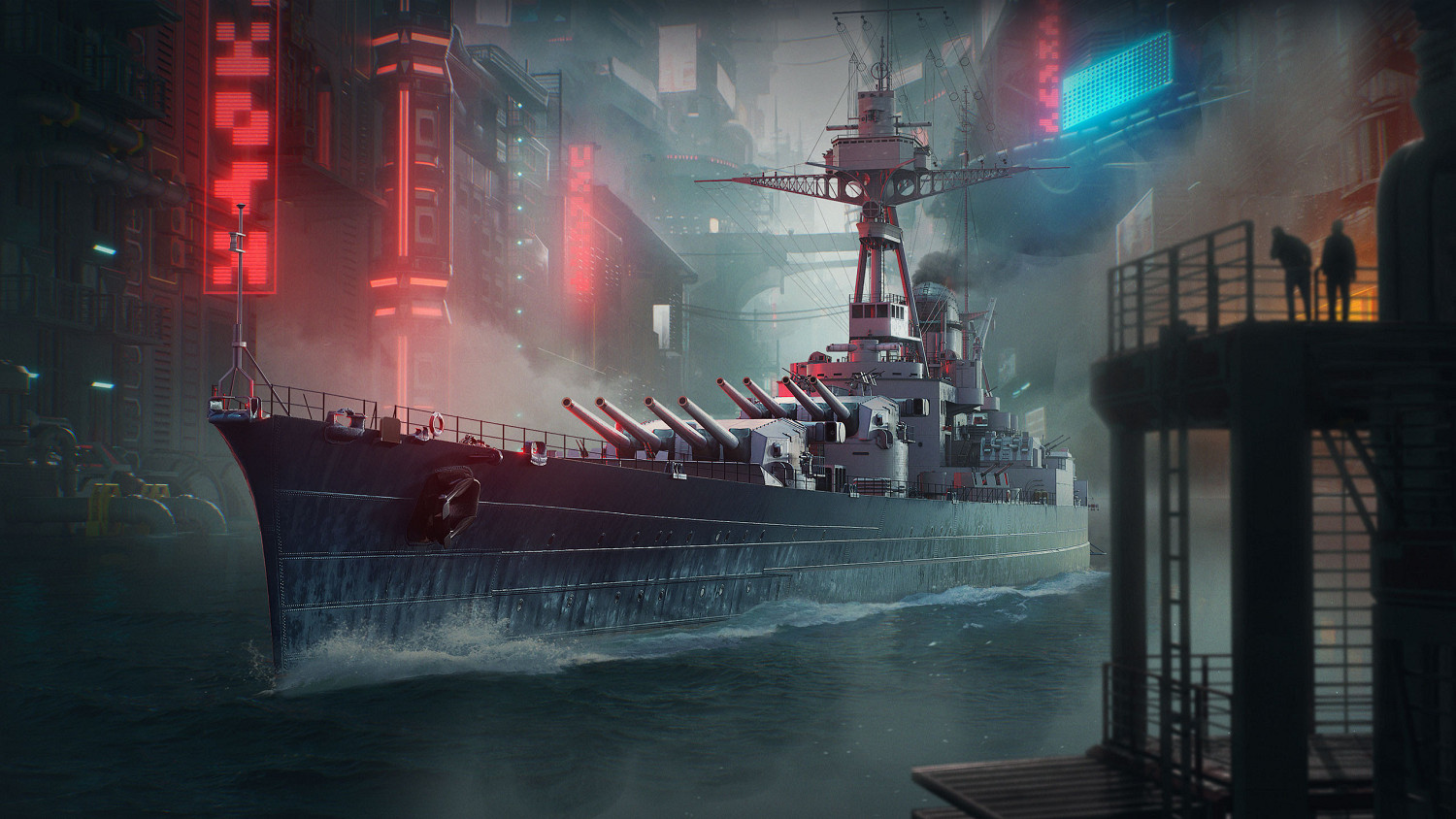 神秘艦隊躍遷來臨《戰艦世界》軍械庫迎來賽博狂潮