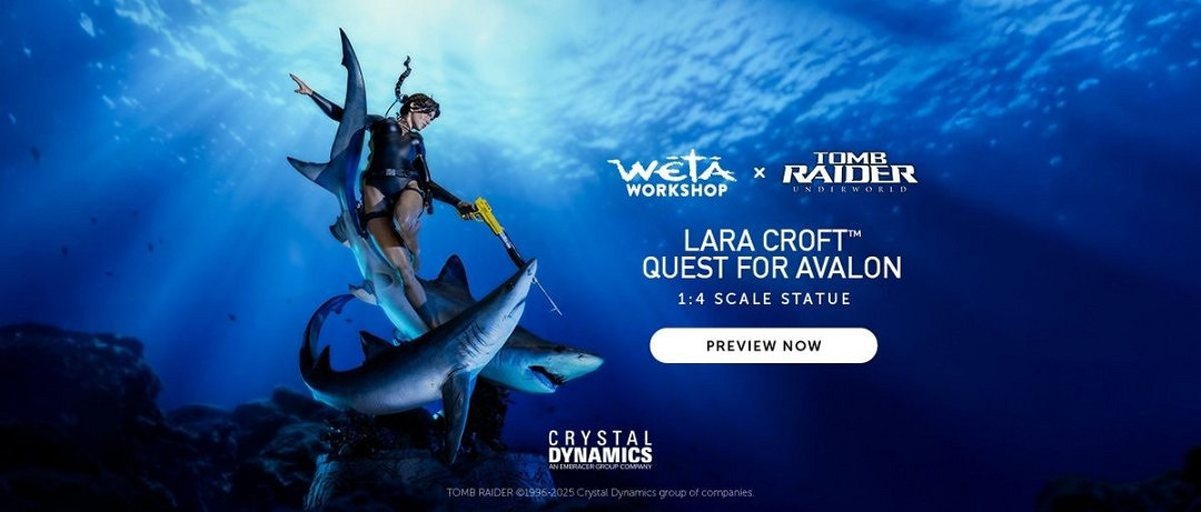 《古墓奇兵:地下世界》勞拉雕像預售開啟:價格12300元