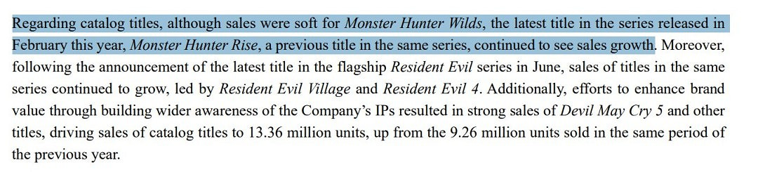 《魔物獵人：荒野》第二季度銷量疲軟 玩家表示不奇怪