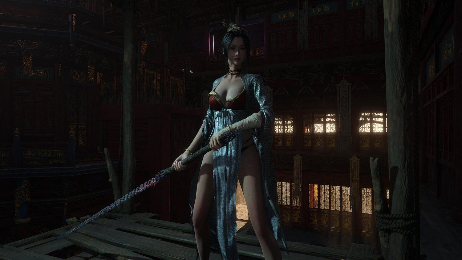 《明末：淵虛之羽》女主性感美圖：前凸後翹誘惑拉滿！