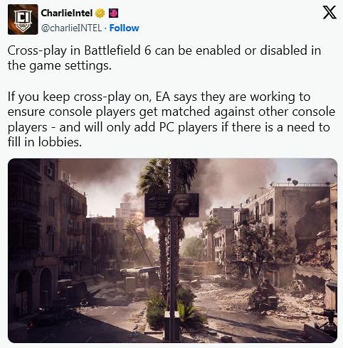 優先匹配同平台!《戰地風雲2042》跨平台對戰功能可開關 優先匹配同平台!《戰地風雲2042》跨平台對戰功能可開關