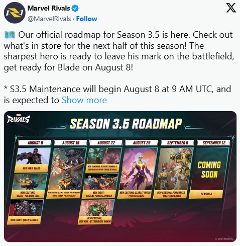 《漫威爭鋒》8月8日更新:免費獲取石頭人共生體戰衣 《漫威爭鋒》8月8日更新:免費獲取石頭人共生體戰衣