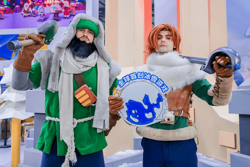 大白熊出沒！世紀華通《無盡冬日》展台打造夏日冰爽打卡點