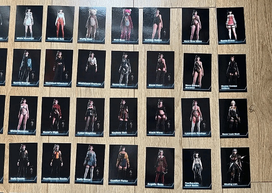 玩家高價收藏《劍星》全125張服裝卡!共花費約1340元 玩家高價收藏《劍星》全125張服裝卡!共花費約1340元