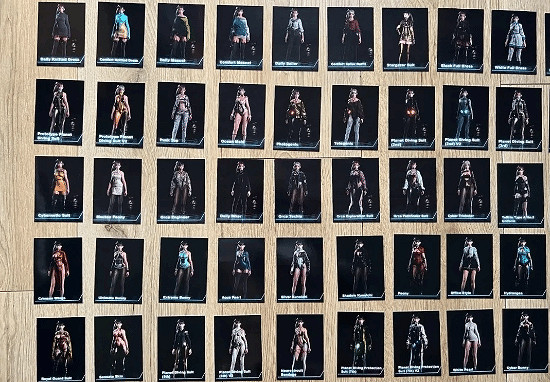 玩家高價收藏《劍星》全125張服裝卡!共花費約1340元 玩家高價收藏《劍星》全125張服裝卡!共花費約1340元