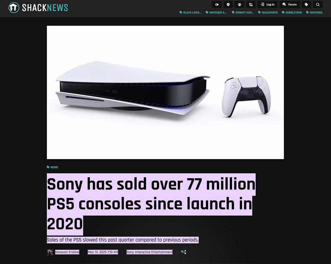 完敗！曝XSX/XSS全球總銷量大約僅為PS5的三分之一