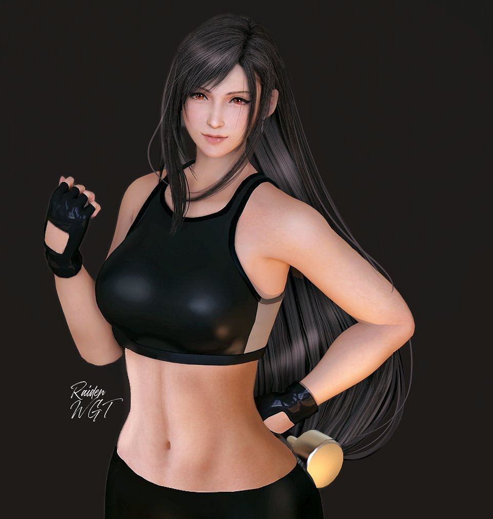 《最終幻想7RE》蒂法新3D美圖:豐乳纖腰 嫵媚動人! 《最終幻想7RE》蒂法新3D美圖:豐乳纖腰 嫵媚動人!