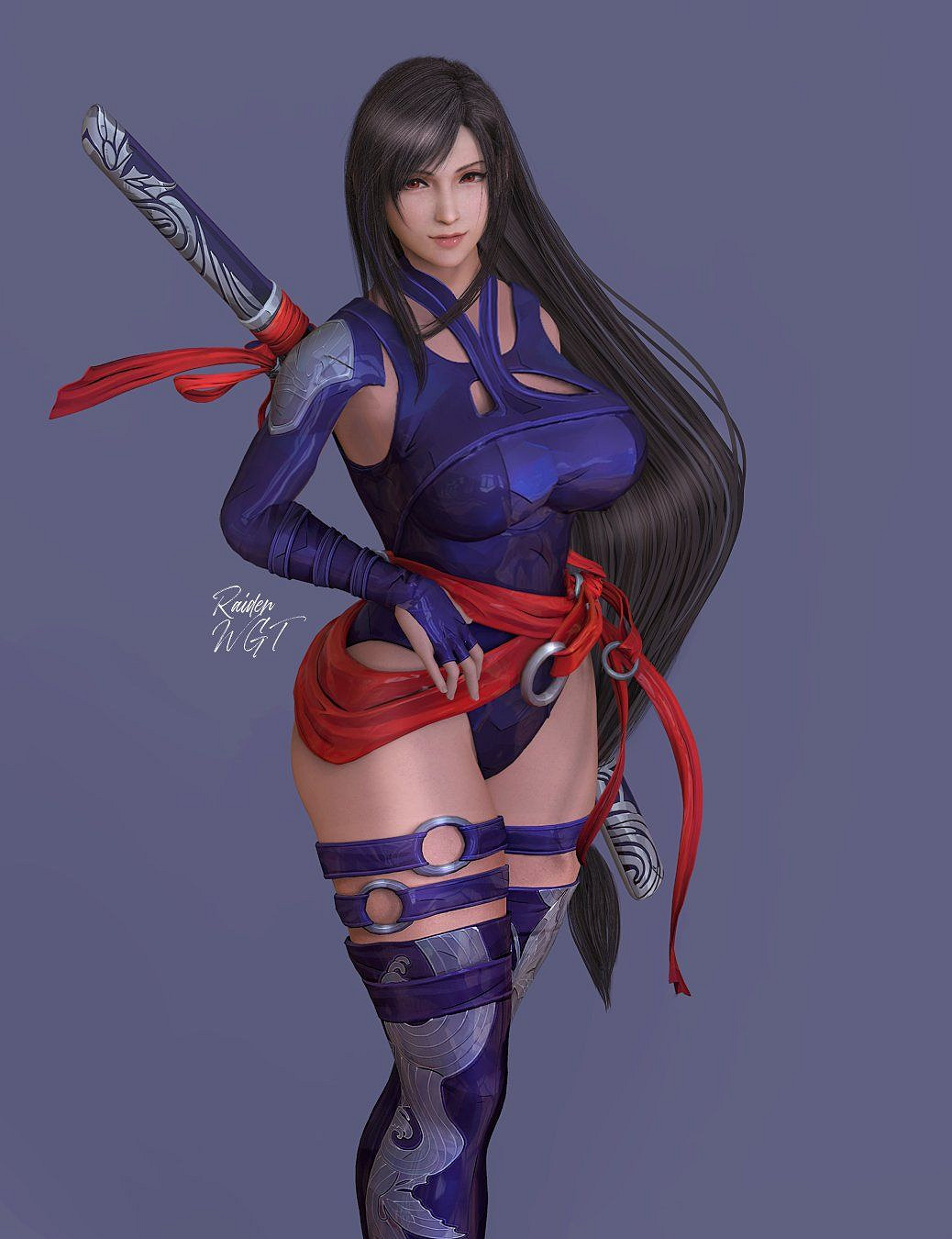 《最終幻想7RE》蒂法新3D美圖:豐乳纖腰 嫵媚動人! 《最終幻想7RE》蒂法新3D美圖:豐乳纖腰 嫵媚動人!