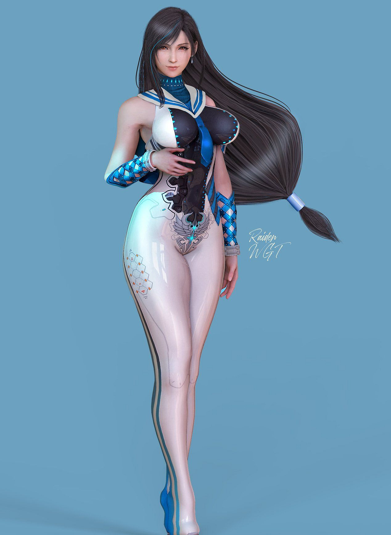 《最終幻想7RE》蒂法新3D美圖:豐乳纖腰 嫵媚動人! 《最終幻想7RE》蒂法新3D美圖:豐乳纖腰 嫵媚動人!