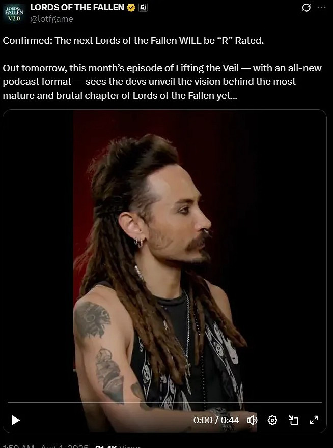 《墮落之主》續作開發:更黑暗 更殘酷!預計明年發售 《墮落之主》續作開發:更黑暗 更殘酷!預計明年發售