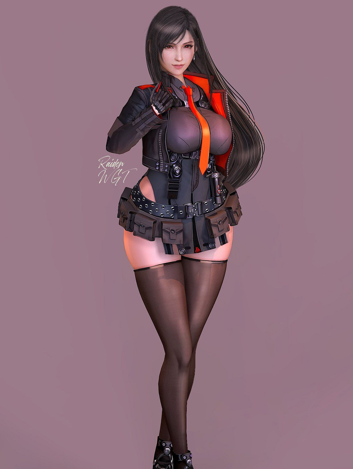 《最終幻想7RE》蒂法新3D美圖:豐乳纖腰 嫵媚動人! 《最終幻想7RE》蒂法新3D美圖:豐乳纖腰 嫵媚動人!