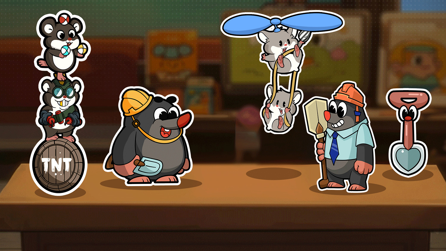 玩具總動員+電子鬥蛐蛐?背包管理對戰新遊《哢砰！玩具亂鬥屋》現已推出免費試玩