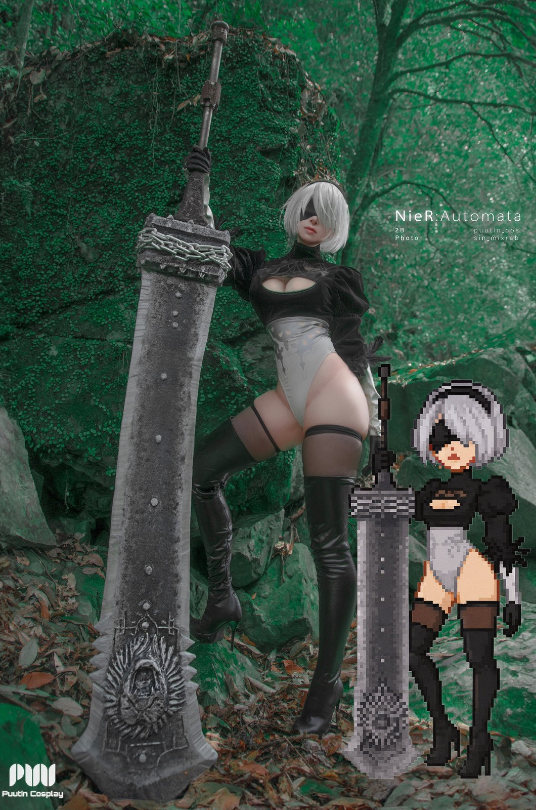 這下分不清現實了!日本Coser完美復刻《尼爾》2B 這下分不清現實了!日本Coser完美復刻《尼爾》2B