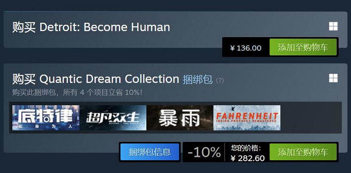 又漲價一款經典之作！《底特律：化身為人》售價上調