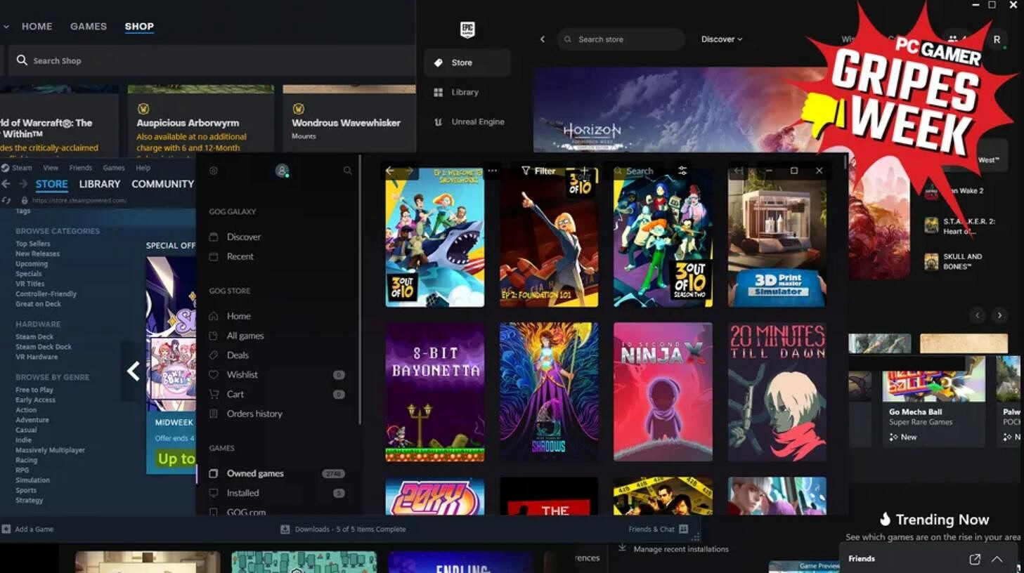 外媒吐槽PC遊戲啟動器：一群不請自來的妖魔鬼怪！