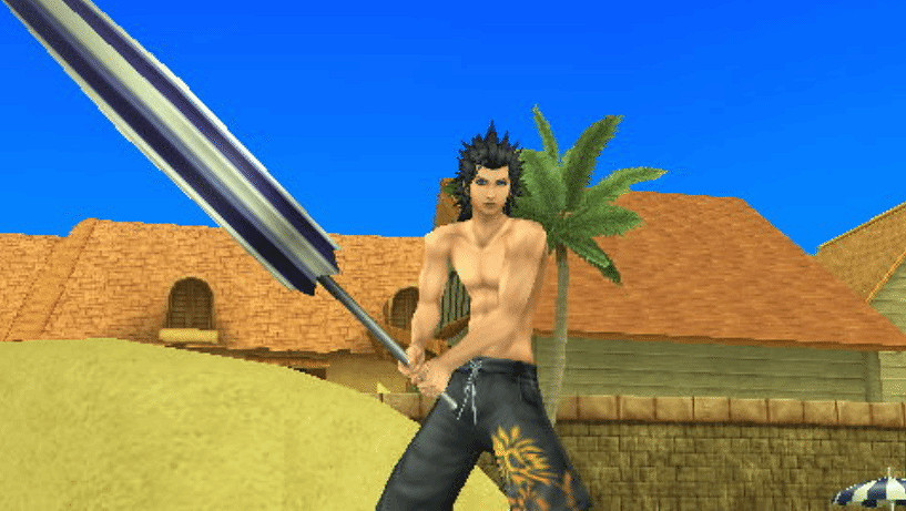 《最終幻想7RE》分享克勞德泳裝設定圖：致敬紮克斯！