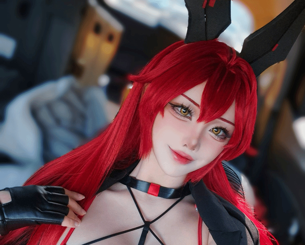 顏值身材雙線上!性感韓援Coser扮演《妮姬》小紅帽 顏值身材雙線上!性感韓援Coser扮演《妮姬》小紅帽