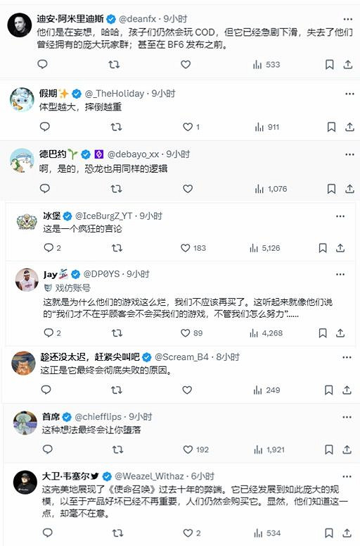 無視對手？動視高層稱《戰地風雲2042》沒威脅遭玩家群嘲！