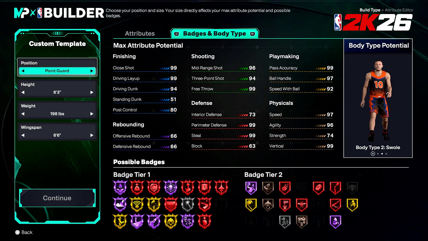 《NBA 2K26》MyPLAYER系統進化：自定義你的籃球傳奇