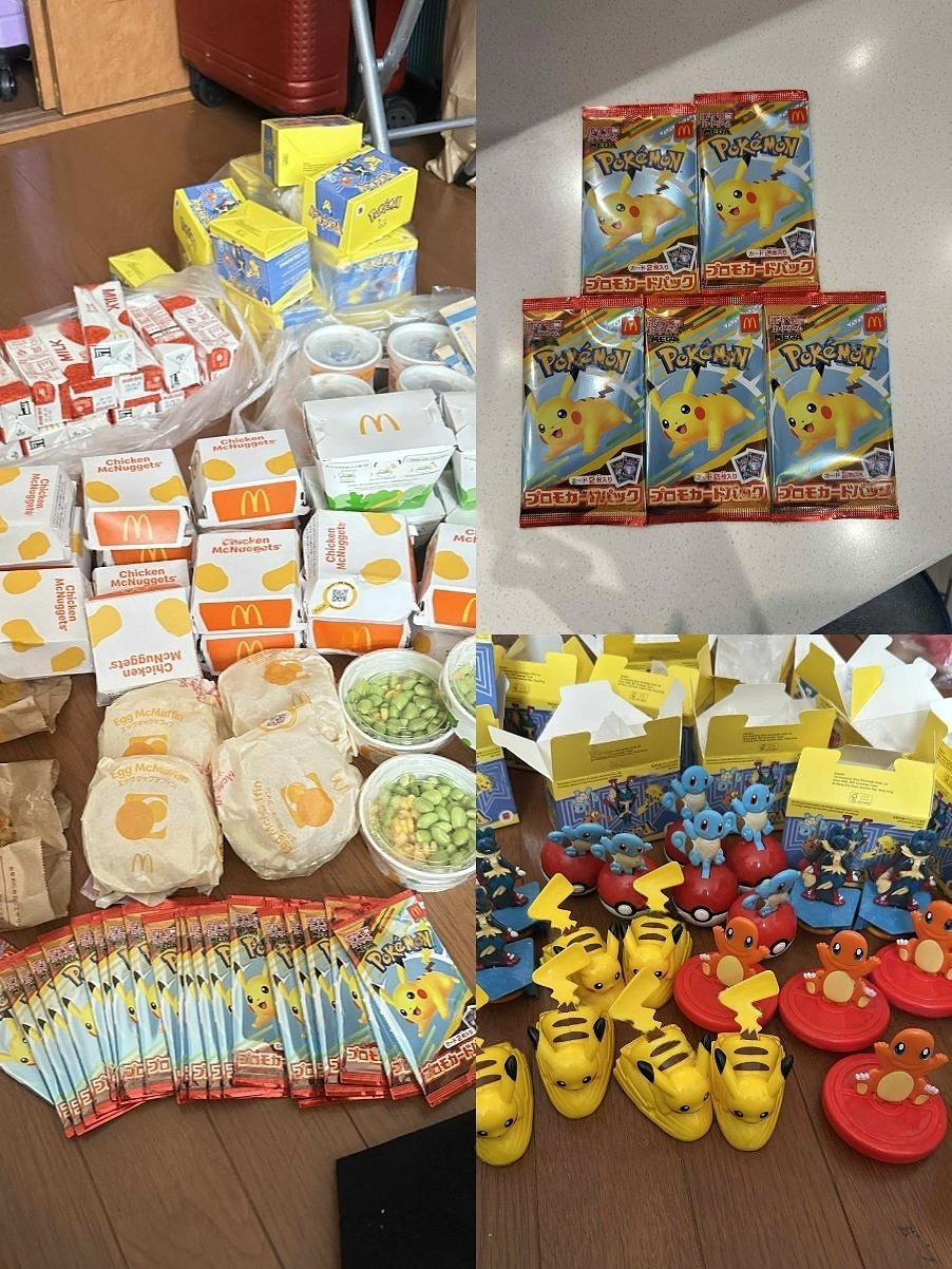 日本麥當勞寶可夢卡牌活動引黃牛搶購!食物大量浪費 日本麥當勞寶可夢卡牌活動引黃牛搶購!食物大量浪費