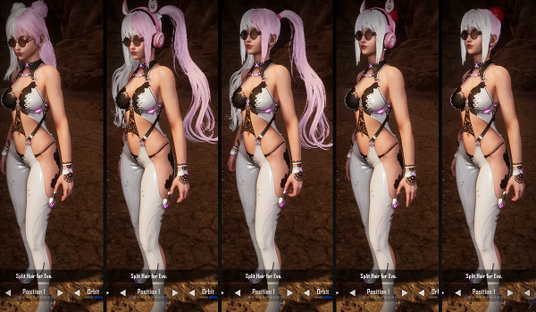 甜酷風來襲！《劍星》伊芙雙色分叉髮型MOD引領賽博時尚