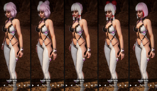 甜酷風來襲！《劍星》伊芙雙色分叉髮型MOD引領賽博時尚