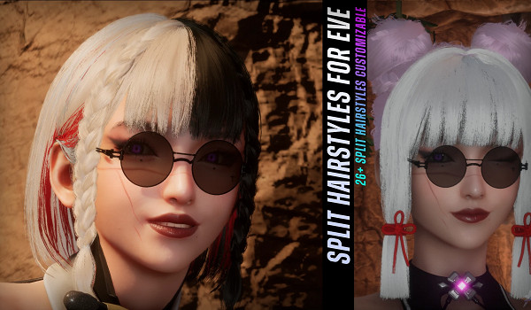 甜酷風來襲！《劍星》伊芙雙色分叉髮型MOD引領賽博時尚
