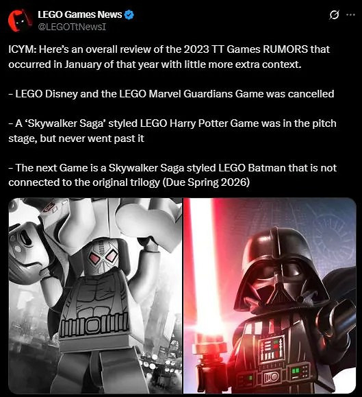 曝新《樂高蝙蝠俠》計劃26年春發售 或改編自22年電影