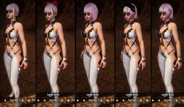 甜酷風來襲！《劍星》伊芙雙色分叉髮型MOD引領賽博時尚