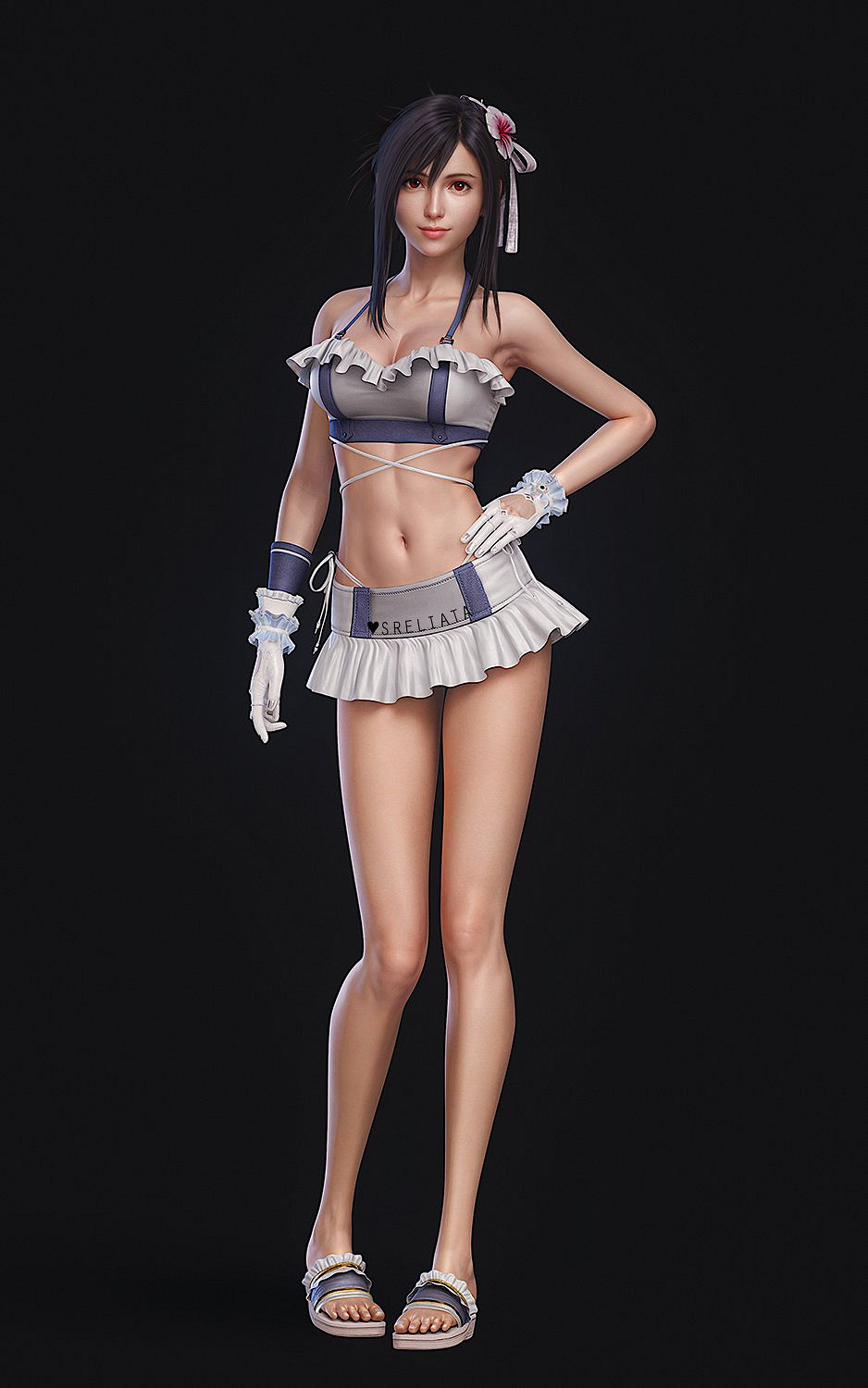 《最終幻想7RE》蒂法3D美圖賞:與克勞德激情熱吻! 《最終幻想7RE》蒂法3D美圖賞:與克勞德激情熱吻!