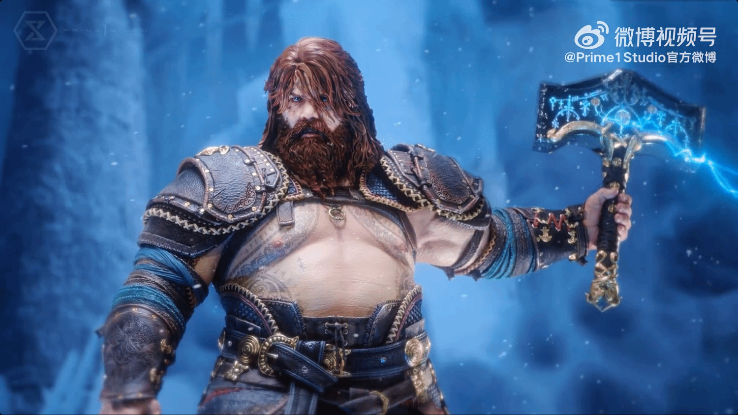 《戰神5》雷神索爾1/3雕像公布:身材魁梧超霸氣! 《戰神5》雷神索爾1/3雕像公布:身材魁梧超霸氣!