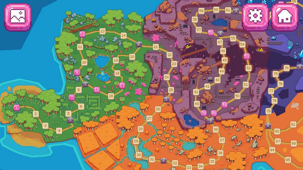 解謎新作《滑滑史萊姆》通過規劃滑行路線找到出口 解謎新作《滑滑史萊姆》通過規劃滑行路線找到出口