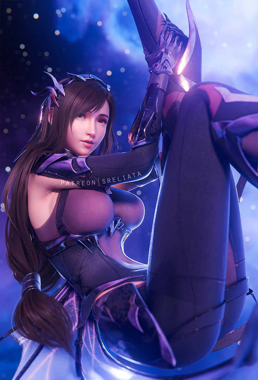 《最終幻想7RE》蒂法3D美圖賞:與克勞德激情熱吻! 《最終幻想7RE》蒂法3D美圖賞:與克勞德激情熱吻!