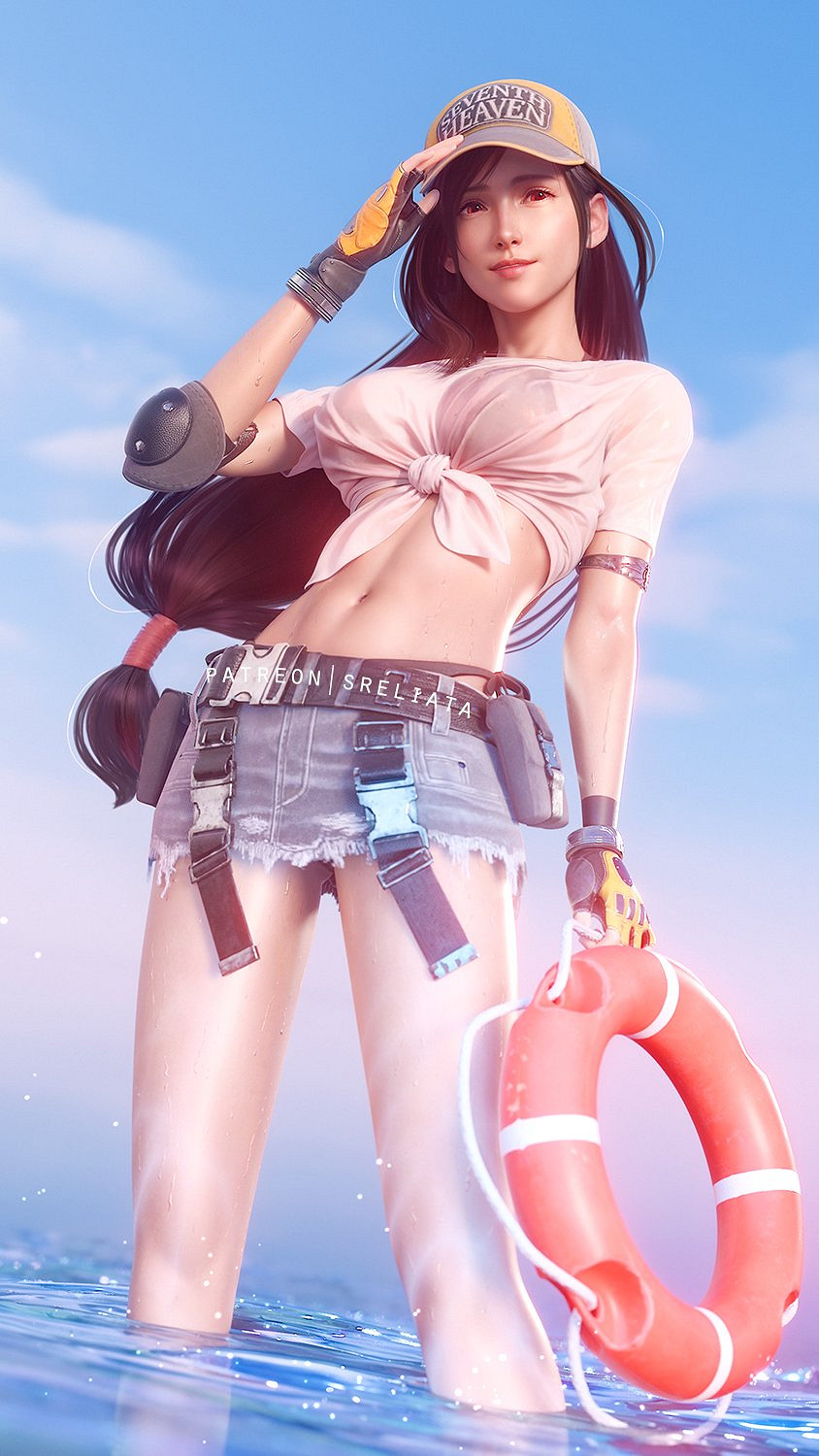 《最終幻想7RE》蒂法3D美圖賞:與克勞德激情熱吻! 《最終幻想7RE》蒂法3D美圖賞:與克勞德激情熱吻!